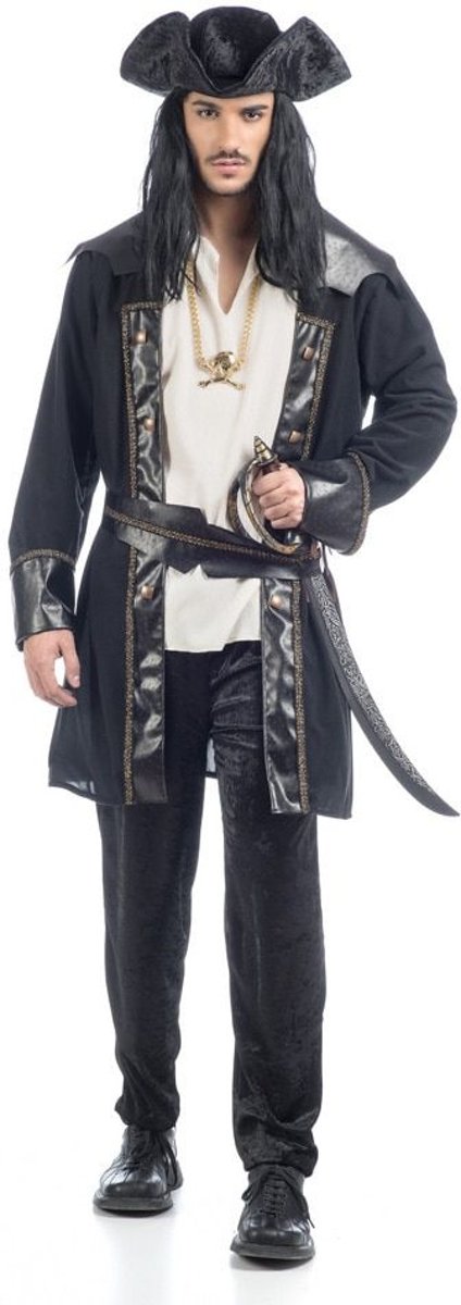 Piraat & Viking Kostuum | Schatrijke Schateiland Piraat Henry Rumboon | Man | Maat 60 | Carnaval kostuum | Verkleedkleding